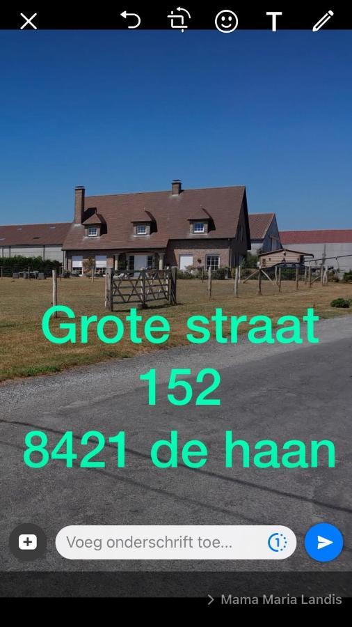 Casa Matteo De Haan Grote Straat 152 Bed & Breakfast Vlissegem Екстериор снимка